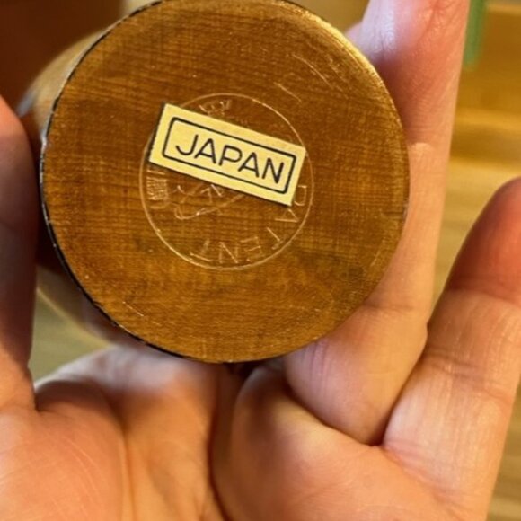 Comical novelty 1950's toothpick skewer holder gentleman with top hat wood vtg - Picture 5 of 5